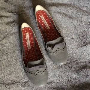 But another incredible tail gray loafers size 9